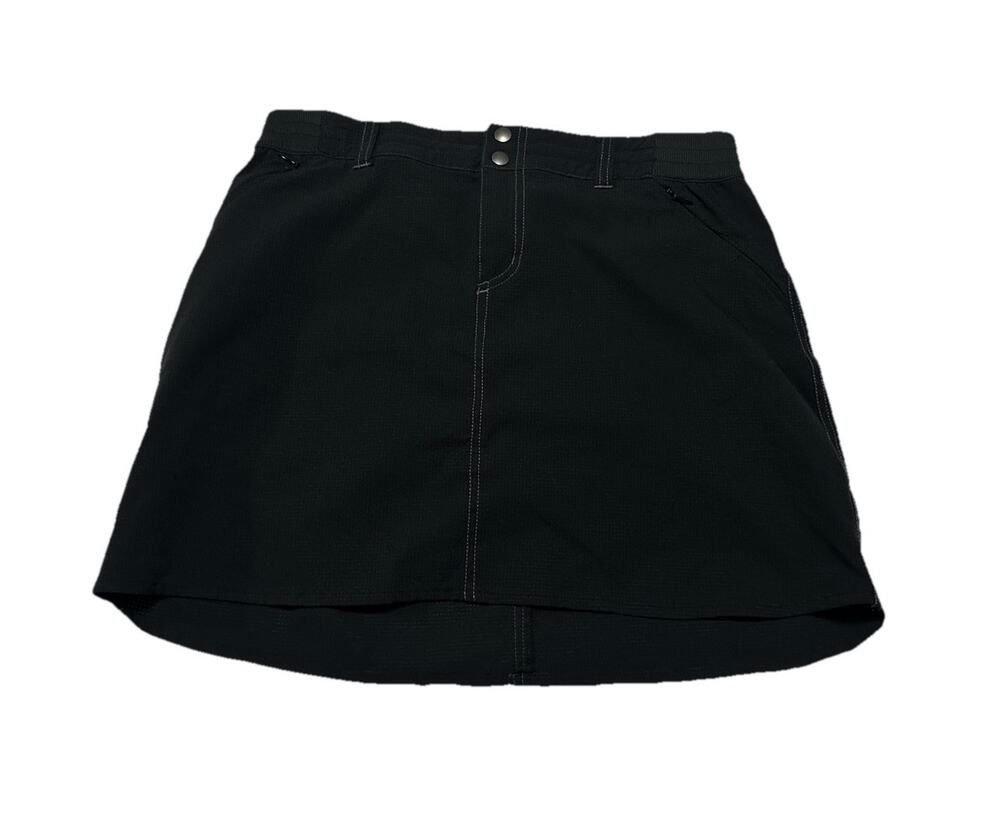 Kuhl Women's Strattus Skort Black Size 8 15” Stretch Hiking Travel